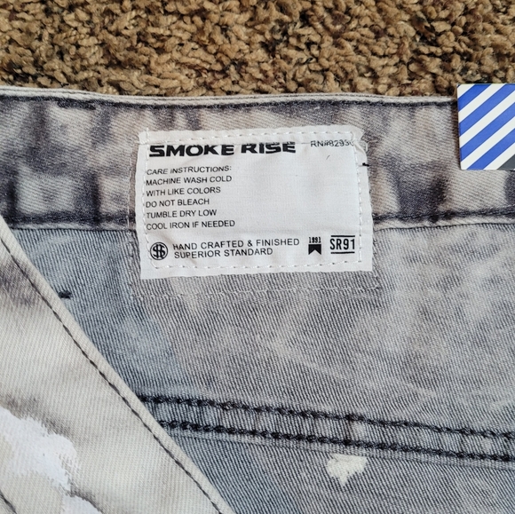 Smoke Rise Slim Taper Jeans Men's Size 42/32 - Picture 5 of 7